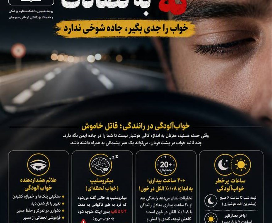 خواب‌آلودگی؛ قاتل خاموش جاده‌ها