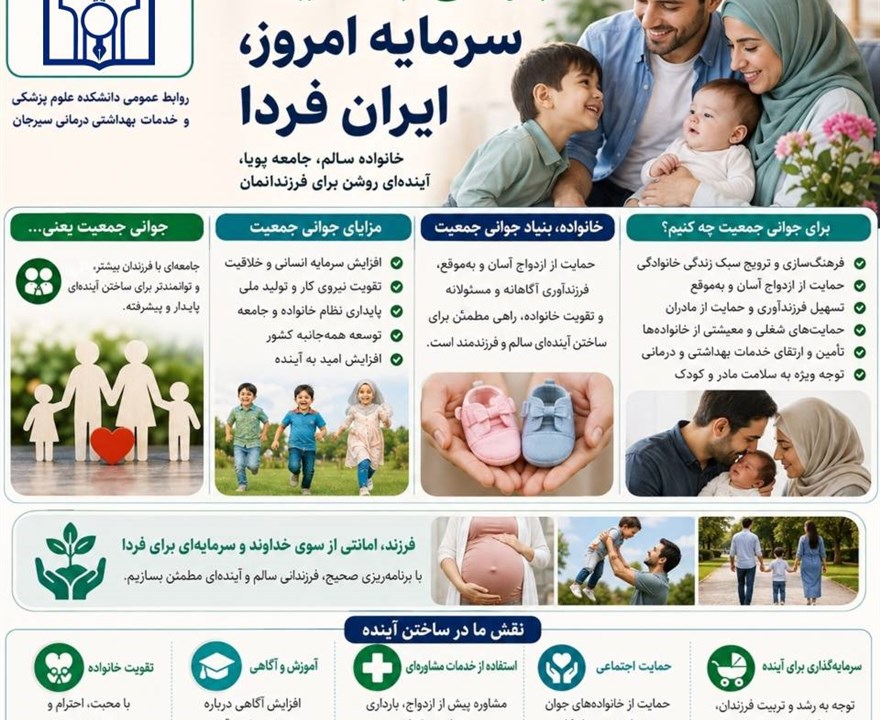 جوانی جمعیت؛ سرمایه‌گذاری برای آینده‌ای روشن
